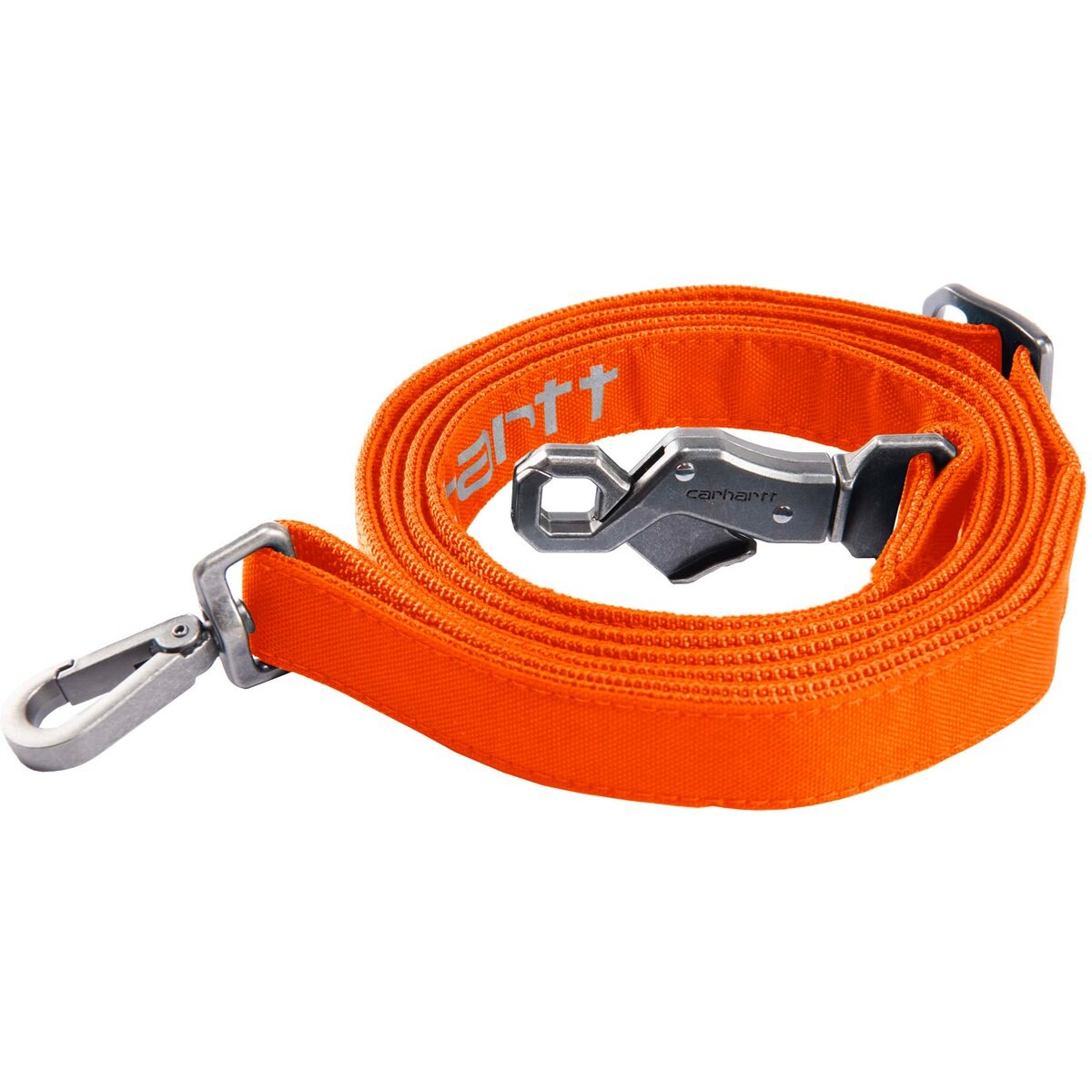 Carhartt Field Durable 600-Denier Fabric Dog Leash with Adjustable Metal D-Ring, Hunter Orange, Large