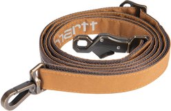 Carhartt Field Durable 600-Denier Fabric Dog Leash with Adjustable Metal D-Ring, Brown, Small