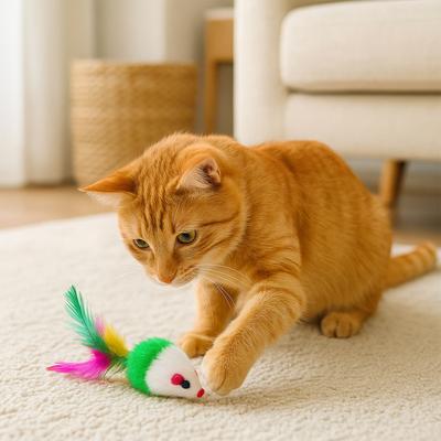 Show full view: Pet Fit For Life Mice Cat Wand Attachments Toy with Catnip, Multicolor, Medium, 12 count slide 5 of 6