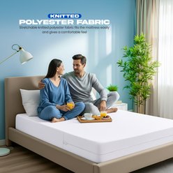 Utopia Bedding 100% Waterproof Encasement Zippered Mattress Protector, White, Queen slide 2 of 7