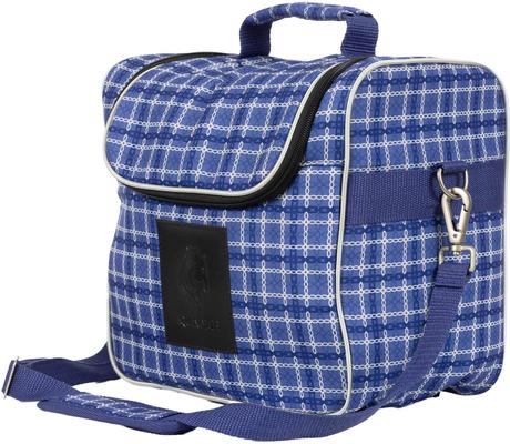 Show full view: Equinavia Darby Zip Top Horse Grooming Bag, Navy/Skipper Blue slide 2 of 3