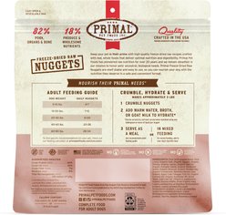 Primal Pork Formula Nuggets Grain-Free Raw Freeze-Dried Dog Food, 14-oz bag slide 2 of 8