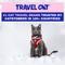 Show in main carousel: Travel Cat The True Adventurer Limited Edition Reflective Cat & Kitten Harness & Leash, Red/White, Medium slide 5 of 10