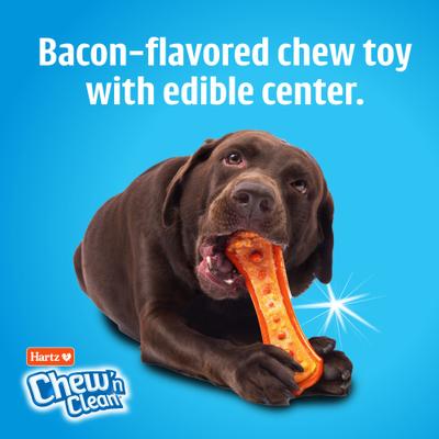Show full view: Hartz Chew 'n Clean Dental Duo Dog Treat & Chew Toy, Color Varies, 3 count, Large slide 3 of 11
