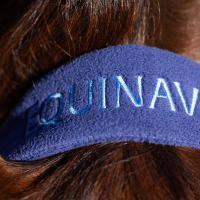 Show full view: Equinavia Saga Fleece Padded Breakaway Horse Halter, Clear Sky/Skipper Blue, Warmblood slide 2 of 4