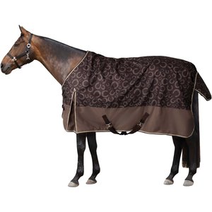 Horze Glasgow Horse Turnout Sheet, Chocolate Plum, 75-in