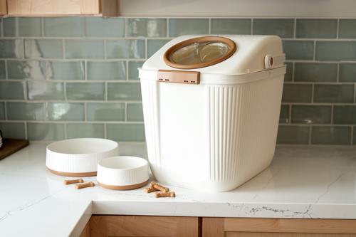 Show full view: Harry Barker Plastic Dog Bowl, White, 9-cup slide 5 of 7