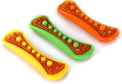 Hartz Chew 'n Clean Dental Duo Dog Treat & Chew Toy, Color Varies, 3 count, Large