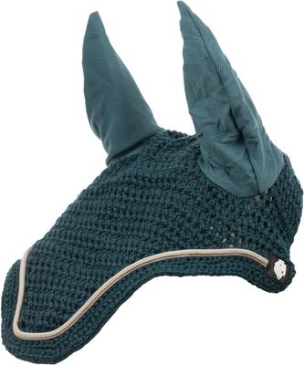 Show full view: Equinavia Voss All Purpose Horse Saddle Pad & Bonnet Set, Deep Green/Vanilla Cream, Horse slide 4 of 5