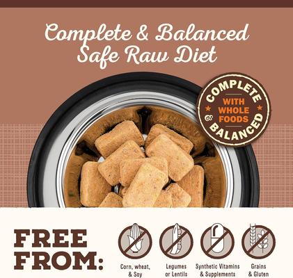 Show full view: Primal Pork Formula Nuggets Grain-Free Raw Freeze-Dried Dog Food, 14-oz bag slide 4 of 11