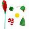 Show in main carousel: CELEBRATIONS Stocking Cat Toy Set, Red, 6 count slide 3 of 3