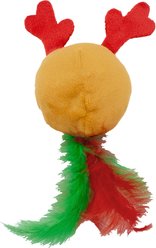 CELEBRATIONS Christmas Reindeer Cat Kicker Plush Toy slide 2 of 2