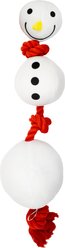 CELEBRATIONS Christmas Snowman Dog Rope Toy