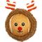 Show in main carousel: CELEBRATIONS Christmas Reindeer Tennis Ball Dog Toy slide 1 of 2