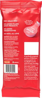 Show full view: Hartz Delectables Lickable Spoon Salmon Handheld Creamy Cat Treats, 8 count slide 7 of 10