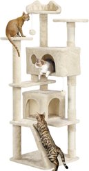 Yaheetech Cat Scratching Tree, 61.5-in, Beige