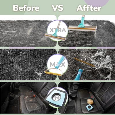 Show full view: Fido Fave Pro Dog Hair Remover with Max & Xtra Carpet Brush Bundle slide 4 of 6