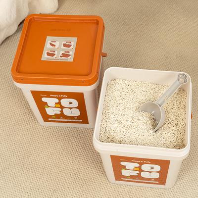 Show full view: Happy & Polly Unscented Clumping Tofu Cat Litter, 20-lb bucket slide 3 of 11