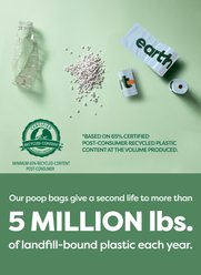Earth Rated Dog Poop Bags, Refill Rolls, Peach & Lotus Scented, 280 count slide 2 of 8