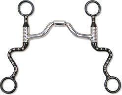 Myler Bits Black Seven Shank Horse Bit, 5-in, 33