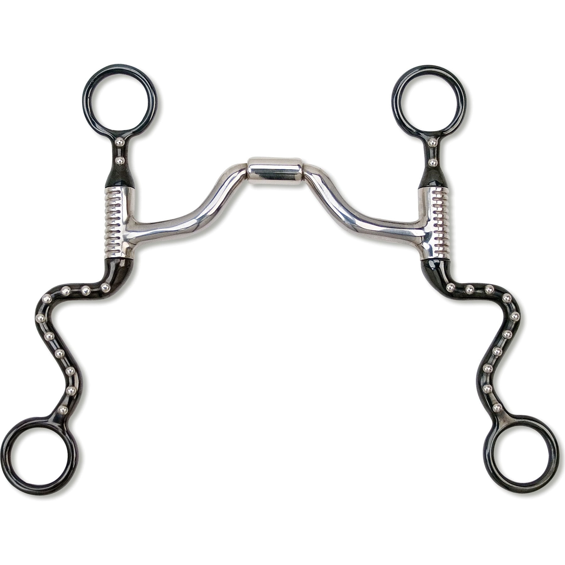 Myler Bits Black Seven Shank Horse Bit, 5-in, 33