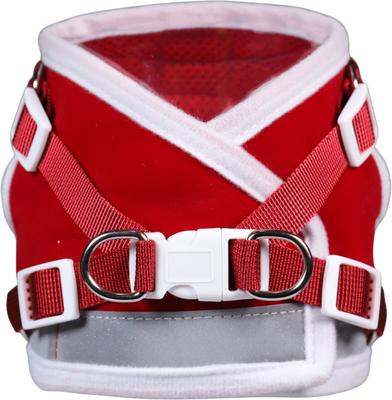 Show full view: Travel Cat The True Adventurer Limited Edition Reflective Cat & Kitten Harness & Leash, Red/White, Medium slide 2 of 10