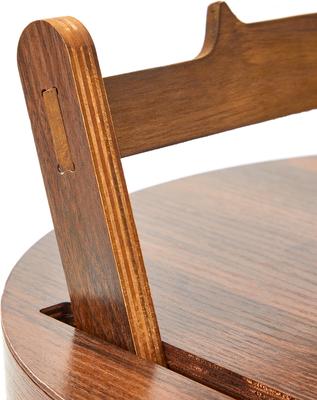 Show full view: KZLAA Bentwood Dog Feeder, Wood slide 5 of 9