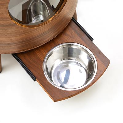 Show full view: KZLAA Bentwood Dog Feeder, Wood slide 4 of 9