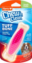 Hartz Chew 'n Clean Tuff Bone Tough Dog Chew Toy Toy, Color Varies, Small