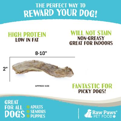Show full view: Raw Paws Turkey Necks Grain-Free Freeze-Dried Dog Treats, 4-oz bag, 3 count slide 4 of 6