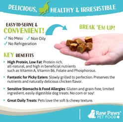 Raw Paws Chicken Recipe Grain-Free Soft Sausage Dog & Cat Treats, 6-oz bag slide 2 of 6