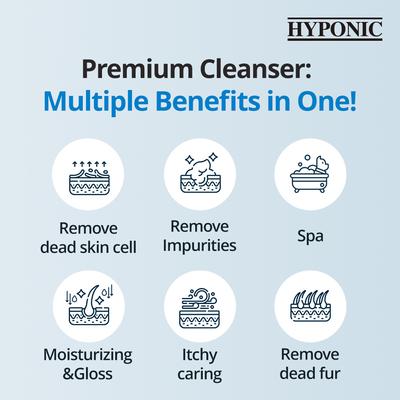 Show full view: Hyponic Hypoallergenic Gentle Cleansing Impurity Care Dog & Cat Powder Wash, 2-gram, 12 count slide 3 of 10