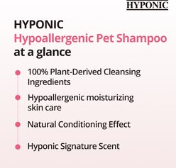 Hyponic Natural Therapy Hypoallergenic Dog Shampoo, 10.1-fl oz bottle slide 2 of 7