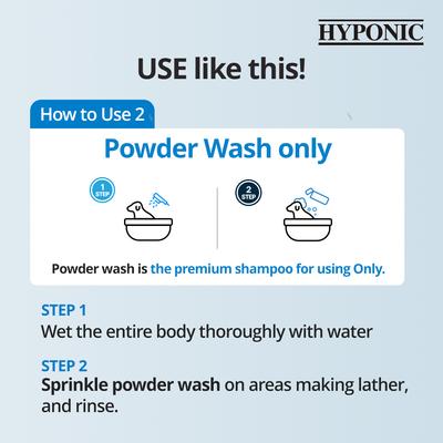 Show full view: Hyponic Hypoallergenic Gentle Cleansing Impurity Care Dog & Cat Powder Wash, 2-gram, 12 count slide 7 of 10