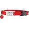Show in main carousel: GoTags Personalized Breakaway Cat Collar with Engraved Tag & Bell, Red/Silver, 8 to 12-in neck, 3/8-in wide slide 1 of 7