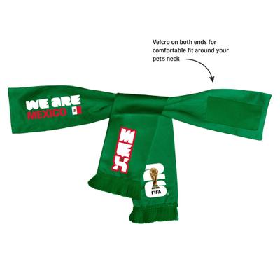 Show full view: Littlearth FIFA World Cup 2026 Fan Dog Scarf, Mexico, Small slide 3 of 9