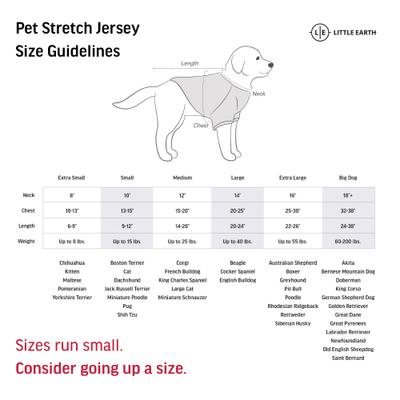 Show full view: Littlearth FIFA World Cup 2026 Stretch Dog Jersey, USA, Medium slide 7 of 8