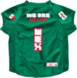 Littlearth FIFA World Cup 2026 Stretch Dog Jersey, Mexico, Big Dog