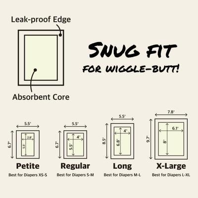 Show full view: WickedPup Disposable Dog Diaper Liners, Petite, 100 count slide 3 of 11