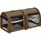 Show in main carousel: jansno Portable Soft-Sided Cat Carrier with Divider, Brown slide 1 of 7