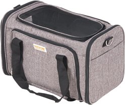 jansno Dog Carrier with Wheels & Folding Bowl, Grey slide 1 of 6