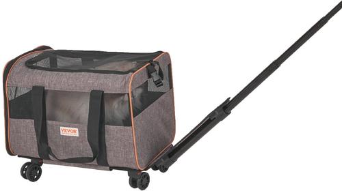 Show full view: jansno Airline-Approved Cat Carrier with Wheels slide 5 of 6