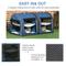 Show in main carousel: jansno Portable Soft-Sided Cat Carrier with Divider, Blue slide 5 of 8