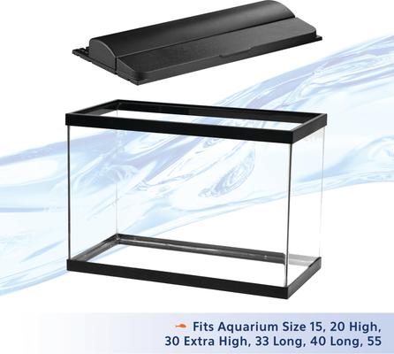 Show full view: Aqueon LED Deluxe Full Aquarium Hood, Black, 24-in slide 2 of 9