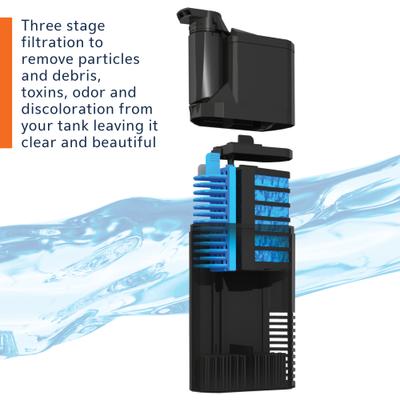 Show full view: Aqueon Submersible Internal Aquarium Filter, 10-gal slide 4 of 10