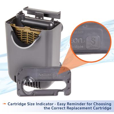 Show full view: Aqueon QuietFlow SmartClean Technology Internal Aquarium Filter, Black, 0 to 5-gal slide 5 of 10