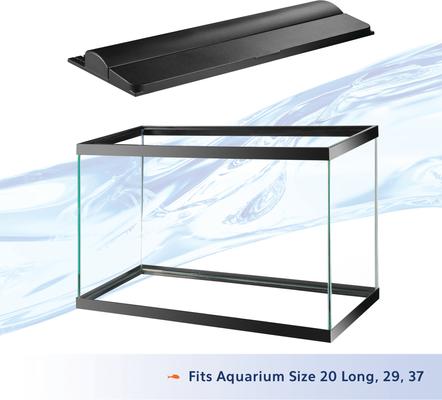 Show full view: Aqueon LED Deluxe Full Aquarium Hood, Black, 30-in slide 2 of 9