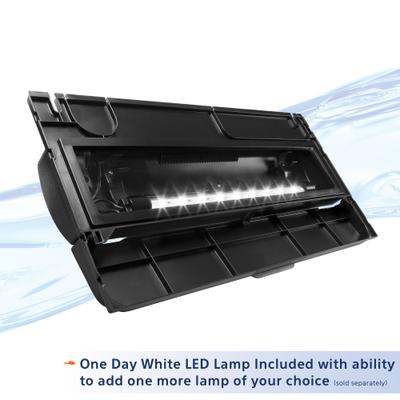 Show full view: Aqueon LED Deluxe Full Aquarium Hood, Black, 24-in slide 5 of 9