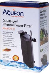 Aqueon Submersible Internal Aquarium Filter, 10-gal