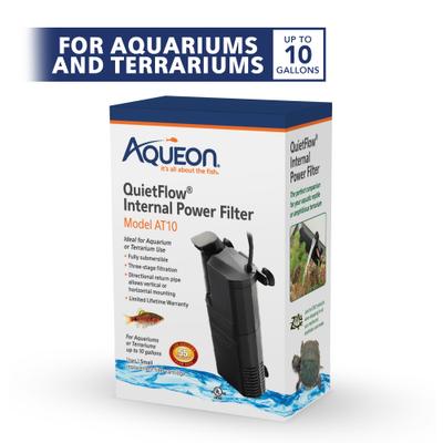 Show full view: Aqueon Submersible Internal Aquarium Filter, 10-gal slide 2 of 10
